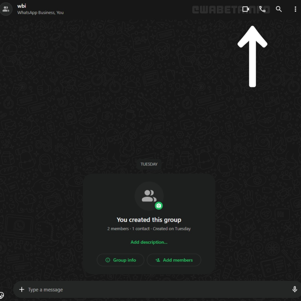 WhatsApp Web call feature
