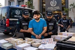 Pakistan postage fraud arrest