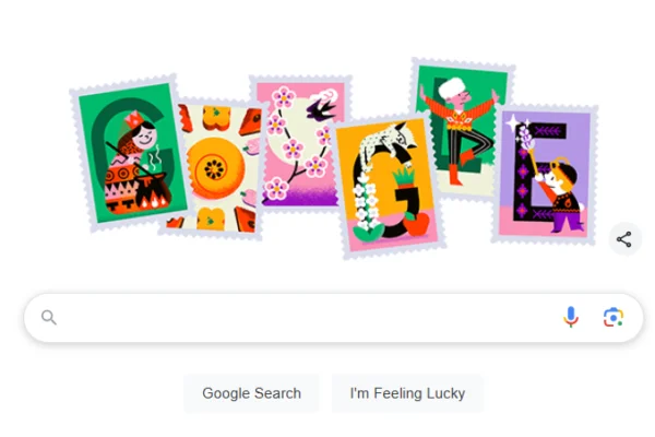 Nowruz 2025 Google Doodle