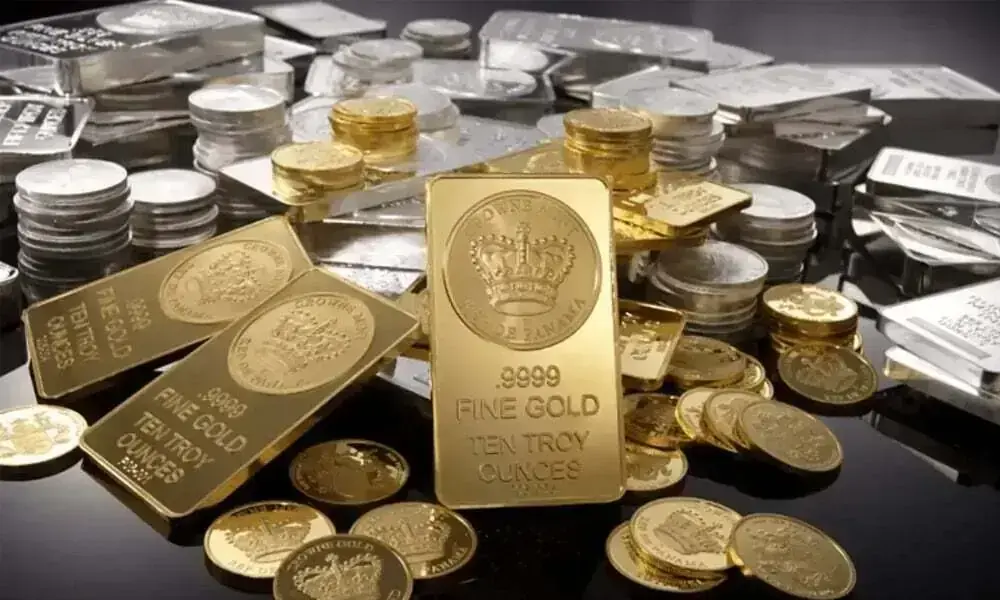 Gold silver prices decline